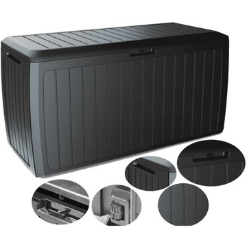 САДОВЫЙ ЯЩИК ДЛЯ ТЕРРАСЫ, БАЛКОНА, ДОМА ТРАНЗИТ 290л Prosperplast Boxe Board