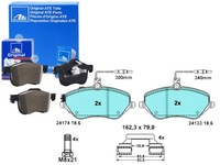 фото thumb №1, Тормозные колодки тормозные керамические citroen c5 iii c6 peug