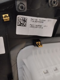 Tesla x панель  панель приладів шкіра молдинг графіт в Україні, фото thumb