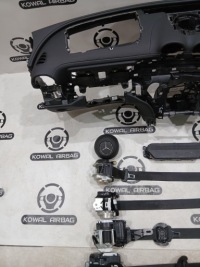 фото thumb №7, Mercedes c-klasa w206 s206 206 торпедо консоль подушка  подушки ремені оригінал