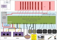 Лестничный контроллер Sharp LED детектор + ободки