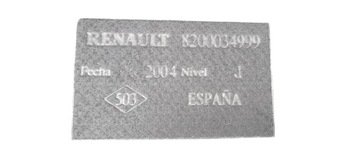 фото thumb №5, Полка зад renault megane ii hb 8200034999