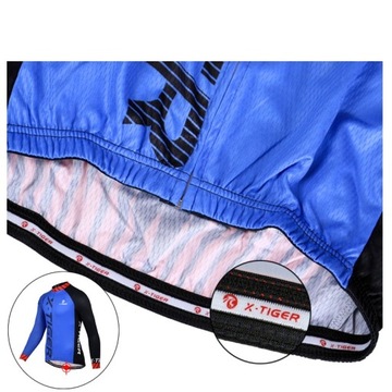 BLUZA ROWEROWA KOLARSKA MĘSKA OCIEPLANA NA WIOSNĘ DOBRA AERODYNAMIKA PRO L