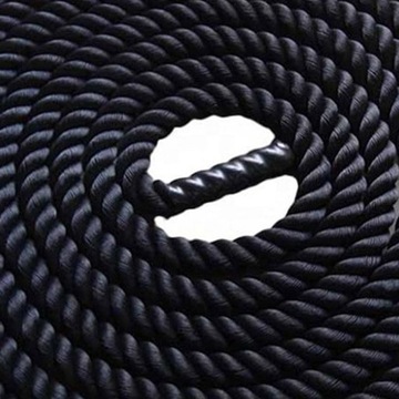 Черная фитнес-тяжелая скакалка Многофункциональная силовая тренировка тяжелая