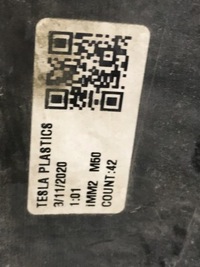 фото thumb №11, Tesla x накладка спойлер бампера заднего задняя