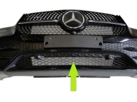 фото thumb №1, Mercedes gle 167 coupe решітка середня dół amg