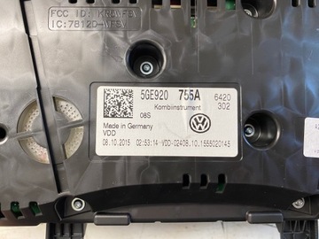 фото thumb №7, Vw golf vii gte спідометр  прилади 5ge920755a