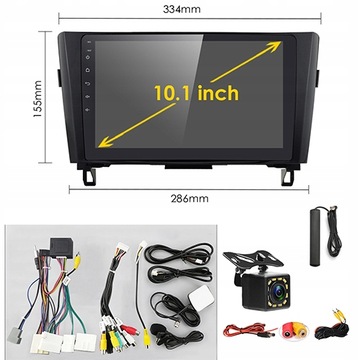RADIO ANDROID NISSAN QASHQAI II 2013-21 SIM 4/64GB