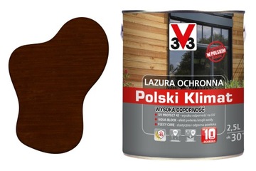 PROTECTIVE Stain V33 POLISH CLIMATE 10 ЛЕТ 2,5 Л ЗОЛОТОЙ ДУБ