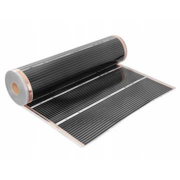 ZESTAW Folia Mata Grzewcza PODCZERWIEŃ 16m² 160W