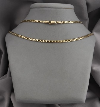 Золотая полная мужская цепь Gucci Pr. 925 585 SOLID + гравировка бесплатно