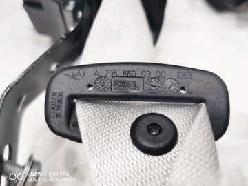 фото thumb №6, Mercedes eqe v295 4 x ремни безопасности перед i зад серый натяжители новое