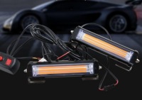 Купити Фара stroboskop помаранчевий w решітка радіатора 2szt. led 12v комплект з пульт, фото thumb