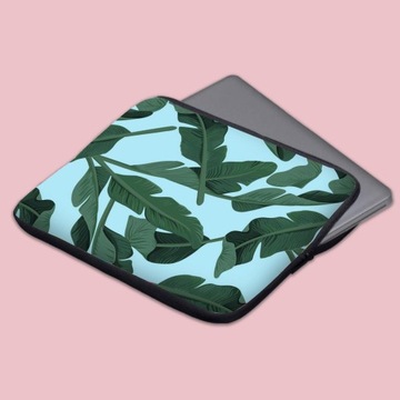 Tropikalne liście Etui Obudowa na Laptop - 13 cali