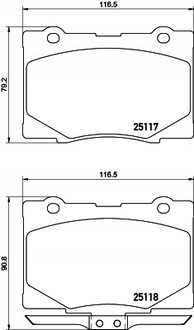 фото thumb №11, Тормозные колодки тормозной. honda legend iv 06- перед