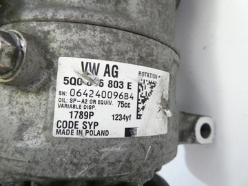 фото thumb №7, Компрессор кондиционера skoda fabia iii 5q0816803e