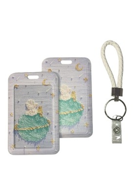 Identyfikator Etui Holder na kartę Smycz UHOO 7228 Oil Paint Planet