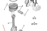 фото thumb №7, Peugeot 5008 болт шатуна двигуна nowa оригінальна 9675840180