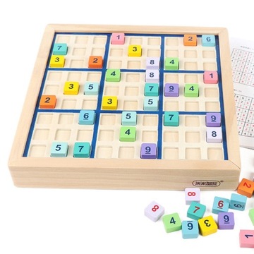 Деревянные игрушки для обучения судоку, 1 комплект