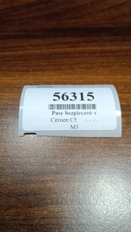 фото thumb №6, Citroen c5 iii ремені безпеки правий задня