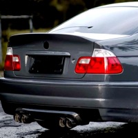 фото thumb №10, Спойлер спойлер na кришка багажника bmw 3 e46 sedan csl ducktail m3 power чорний блиск