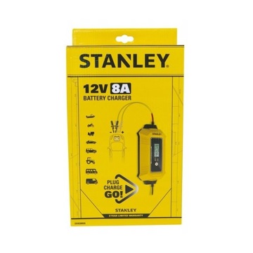 АВТОМАТИЧЕСКИЙ ИНТЕЛЛЕКТУАЛЬНЫЙ ВЫПРЯМИТЕЛЬ STANLEY 8А 6В 12В 5-250Ач AGM ГЕЛЬ ГЕЛЬ