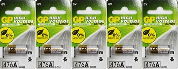 5x АККУМУЛЯТОР 6 В GP L1325 4LR44 4AG13 A544 476AF 2C1