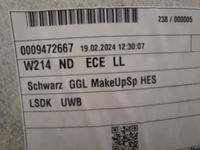 фото thumb №15, Mercedes e-klasa w214 23- оббивка стеля 0009472667