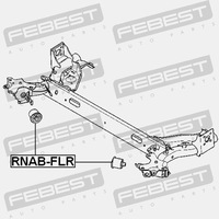 фото thumb №6, Сайлентблок балка задний renault fluence 2010- | rnab-flr febest
