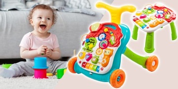 ИНТЕРАКТИВНЫЙ ОБРАЗОВАТЕЛЬНЫЙ СТОЛ WALKER PUSHER 5 в 1