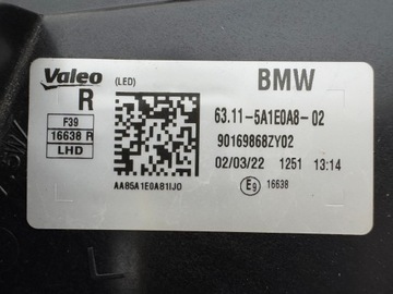 фото thumb №13, Bmw x2 f39 повний led лампа права перед фара eur