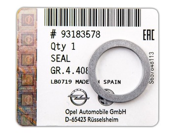 ПРОКЛАДКА МАСЛА 4Л ТРАНСМИССИЯ АВТОМАТИЧЕСКАЯ OPEL INSIGNIA