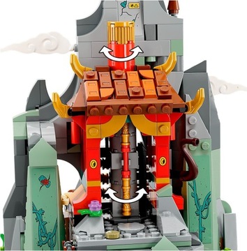 LEGO Monkie Kid 80044 Kryjówka ekipy Monkie Kida
