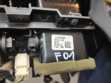 фото thumb №13, Bmw 7 f01 f02 захист консолі середньої чорна шкіра решітка повітропровід зад bdb