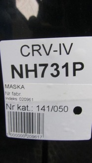 фото thumb №9, Honda cr-v iv капот кришка двигуна nh731p 12-16