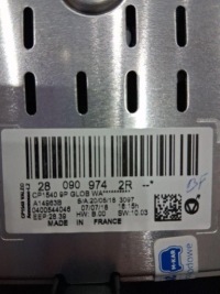 Екран монітор дисплей renault megane iv 280909742r Недорого, фото thumb