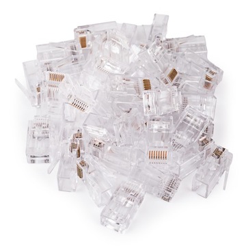 100 x подключаемые советы 5E RJ-45 для интернет-кабеля LAN UTP