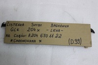 фото thumb №16, Mercedes glk x204 молдинг стекло багажника накладка левая хром a2046701122