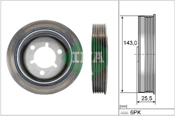 фото thumb №2, Колесо пасове вала колінчастого citroen berlingo berlingo multispace