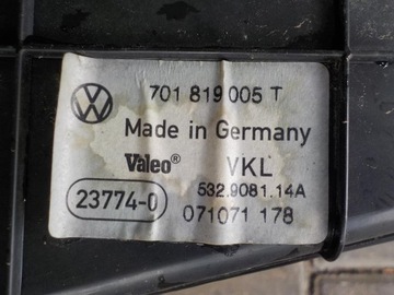 фото thumb №6, Vw t4 96-99r обігрівач перед корпус комплект