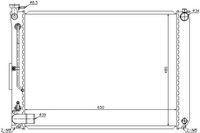 фото thumb №1, Nissens радиатор wody lexus rx 300 mhu3_. gsu3_.