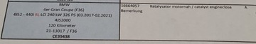 фото thumb №11, Каталізатор bmw f36 440i 8631626 пробіг 120km