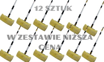 ТЕЛЕСКОПИЧЕСКАЯ ЩЕТКА ДЛЯ МЫТЬЯ 300см НАБОР ИЗ 12 ШТ.