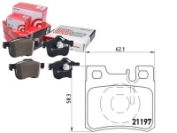 Купити Комплект гальмівних колодок гальмівних brembo 14200220 142013, фото thumb