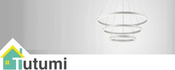 LAMPA WISZĄCA ŻYRANDOL RINGI PLAFON LED 20-40-60