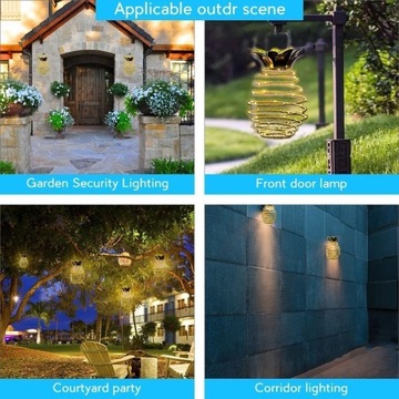 24LED солнечный ананасовый фонарь, подвесной светильник