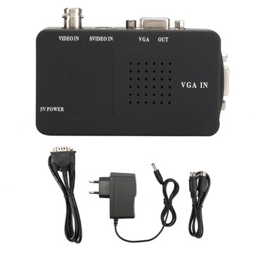 КОНВЕРТЕР ВИДЕОСИГНАЛА S-ВИДЕО BNC VGA В VGA