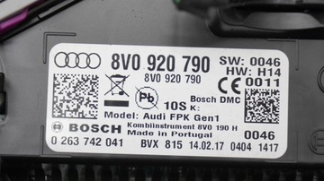 фото thumb №6, Спідометр  прилади віртуальний audi a3 8v рестайлінг 2.0 tdi 8v0920790