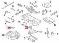 фото thumb №6, Гайка do крепления колеса запасного vag audi a4 a5 оригинальный
