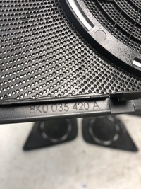 фото thumb №8, Защита маскировочная накладка динамика bang olufsen audi a4 b8